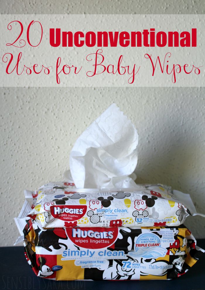 20 Uses for Baby Wipes | SensiblySara.com