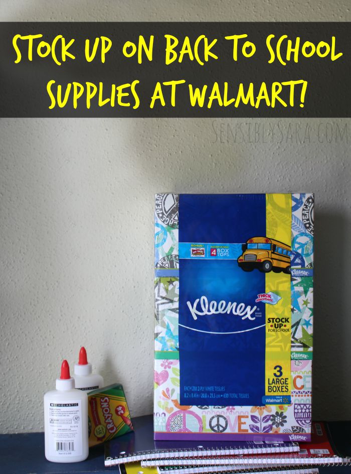 Back to School Shopping at Walmart | SensiblySara.com