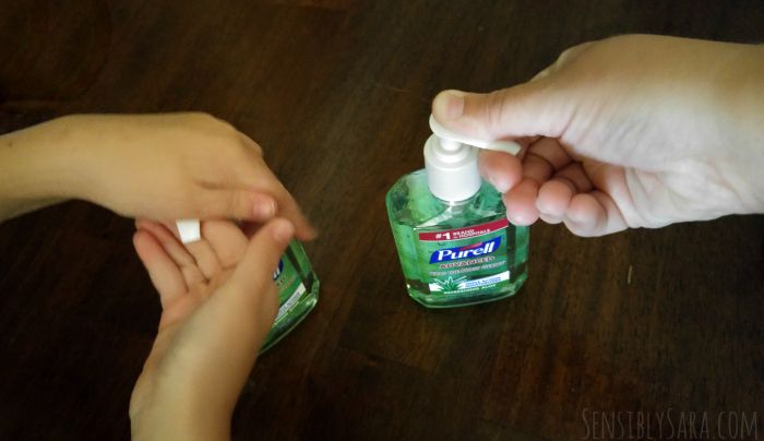 Using PURELL® Advanced Hand Sanitizer to Fight Germs #ad #PURELL30 # ...