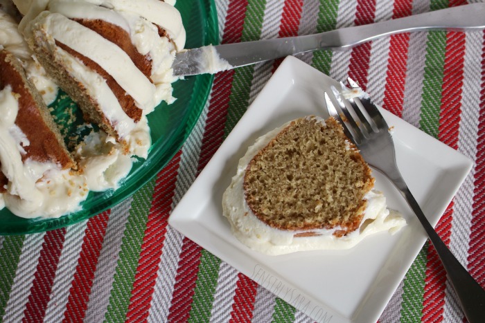 Spice Bundt Cake with Cream Cheese | SensiblySara.com
