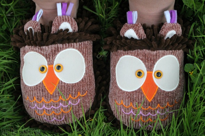 Fuzzy Friends Owl Slippers | SensiblySara.com