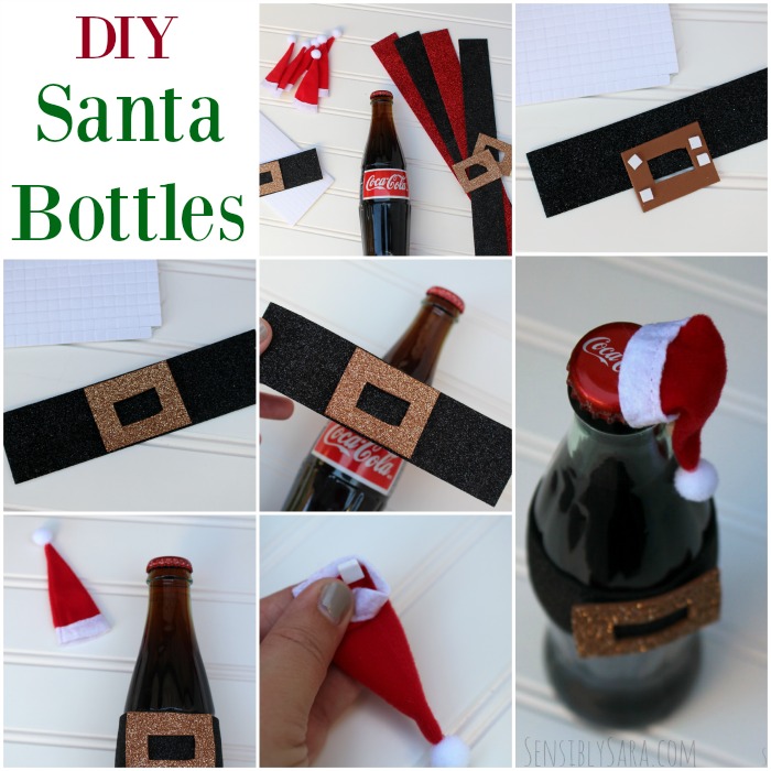 Santa Bottles Collage | SensiblySara.com
