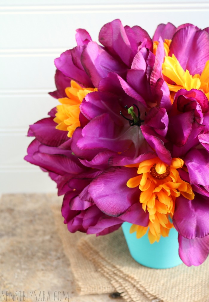 Teacher Appreciation Flower Bouquet | SensiblySara.com