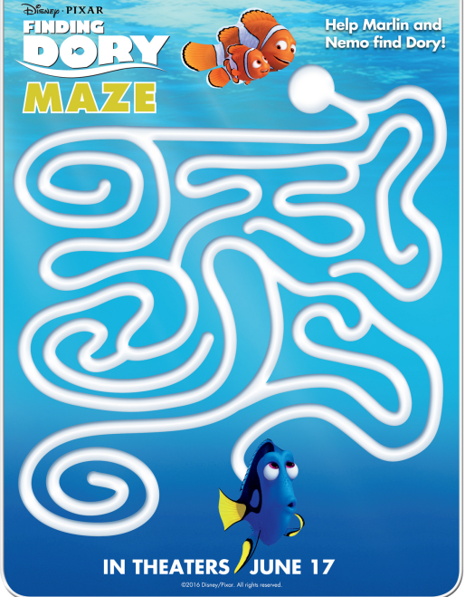 FINDING DORY Maze