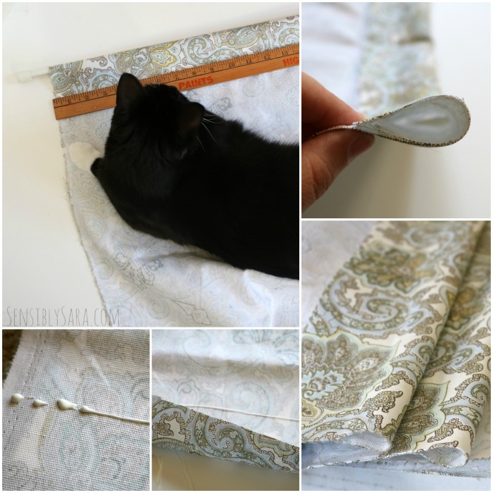 Cat Litter Box Curtain Collage | SensiblySara.com