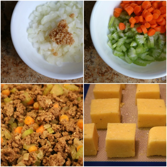 Polenta Bolognese Collage | SensiblySara.com