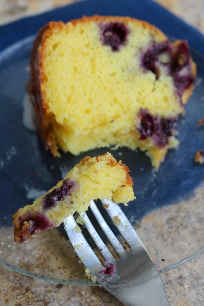Lemon Blueberry Bundt Cake | SensiblySara.com
