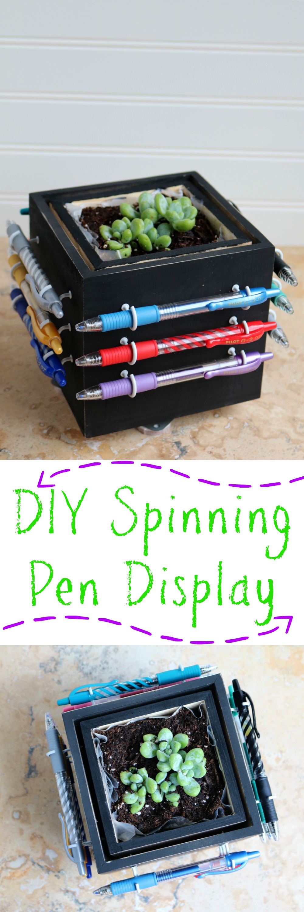 DIY Spinning Pen Display