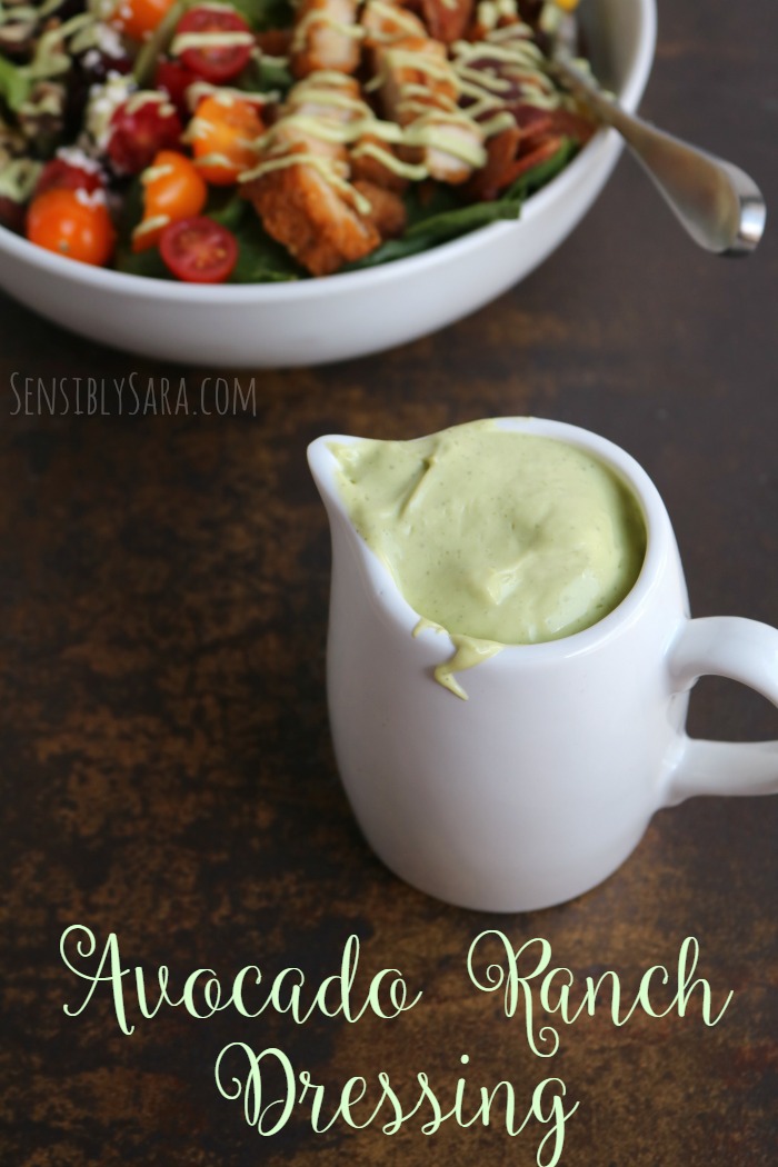 Avocado Ranch Dressing | SensiblySara.com