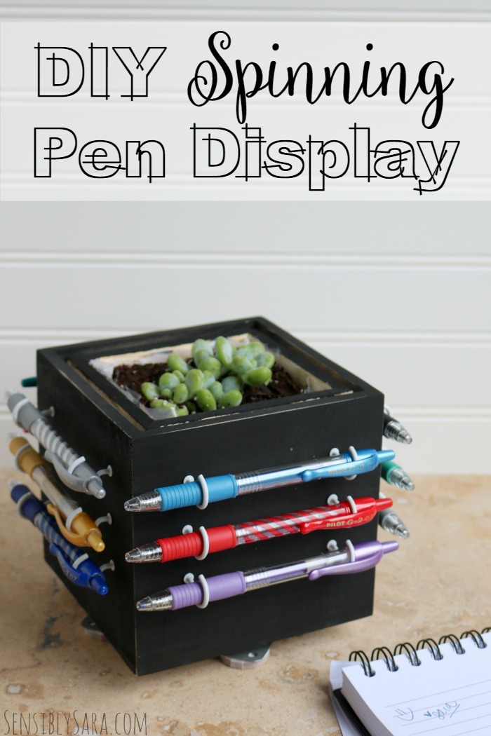 DIY Spinning Pen Display | SensiblySara.com
