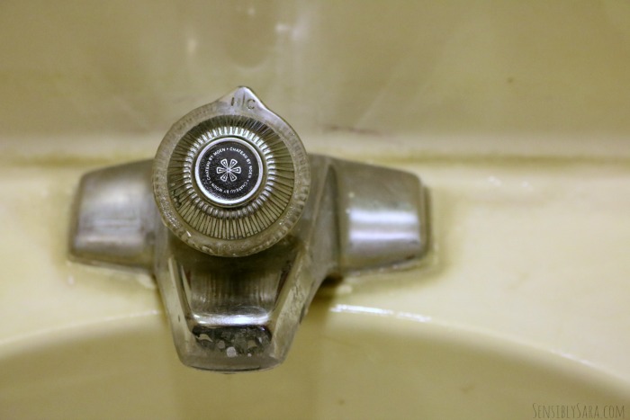 Old Ugly Faucet | SensiblySara.com