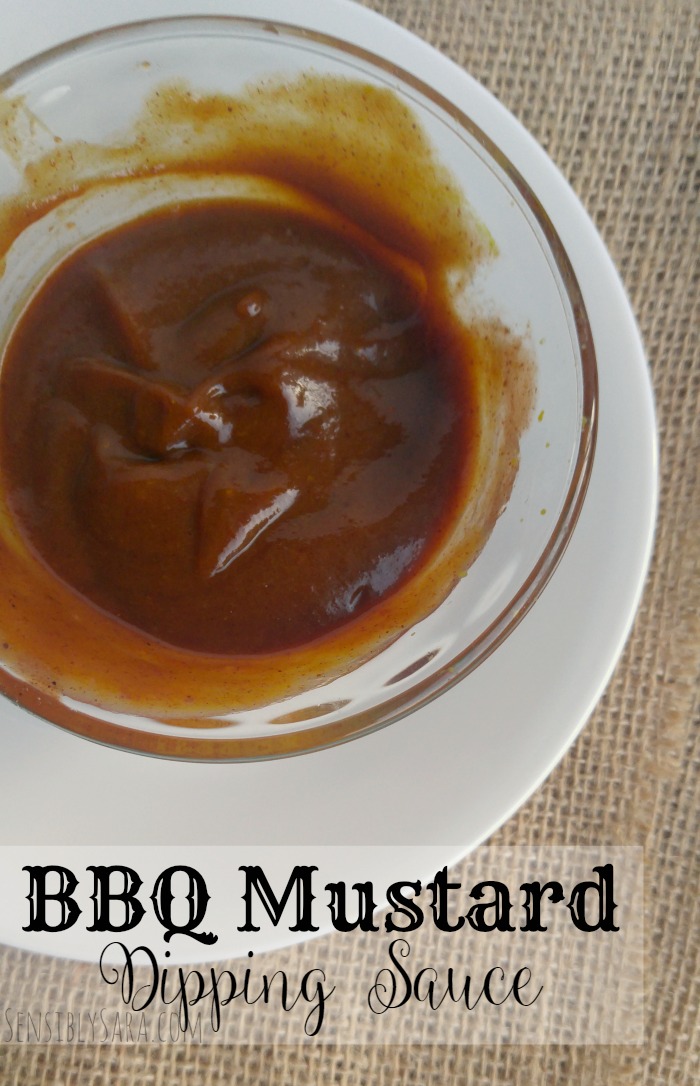 BBQ Mustard Dipping Sauce | SensiblySara.com