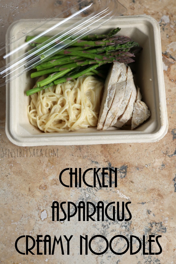 Chicken Asparagus and Creamy Noodles | SensiblySara.com