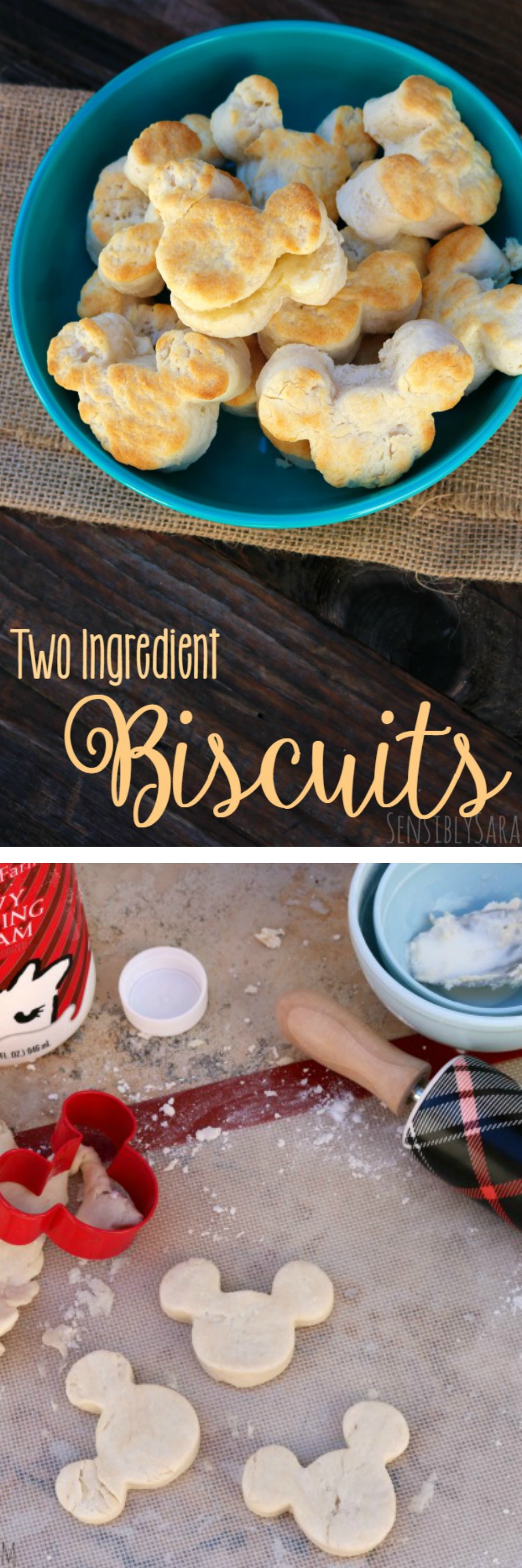 Two-Ingredient Biscuits #Recipe for ALL Occasions! | SensiblySara.com