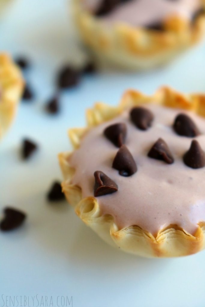 Skinny Chocolate Tarts | SensiblySara.com