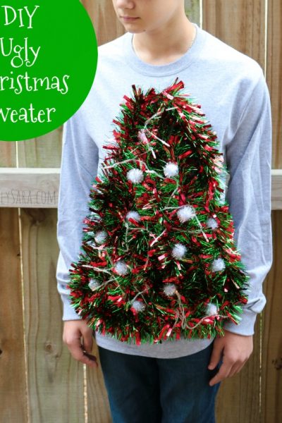 DIY Ugly Christmas Sweater | SensiblySara.com