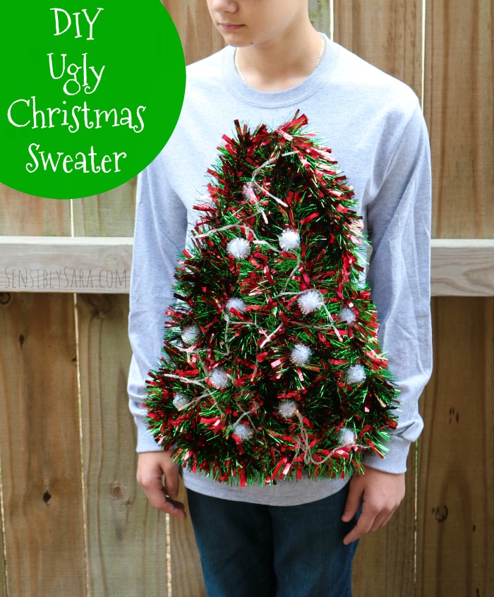 DIY Ugly Christmas Sweater | SensiblySara.com