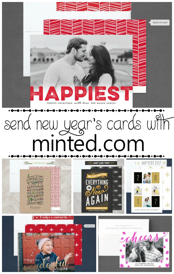 Minted New Year's Cards | SensiblySara.com