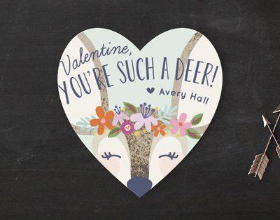 Minted.com - Such a Deer Valentine's Day Cards