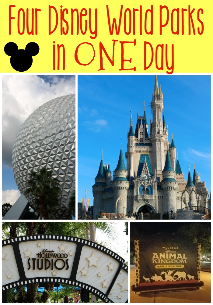 Four Disney World Parks in One Day | SensiblySara.com
