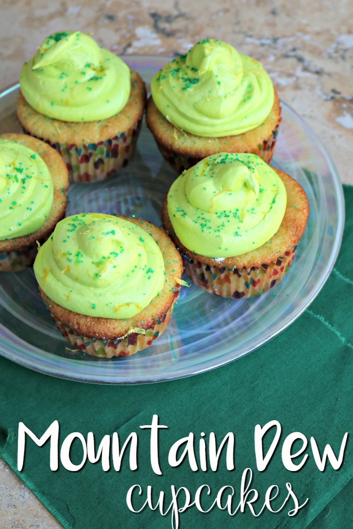 Mountain Dew Cupcakes | SensiblySara.com