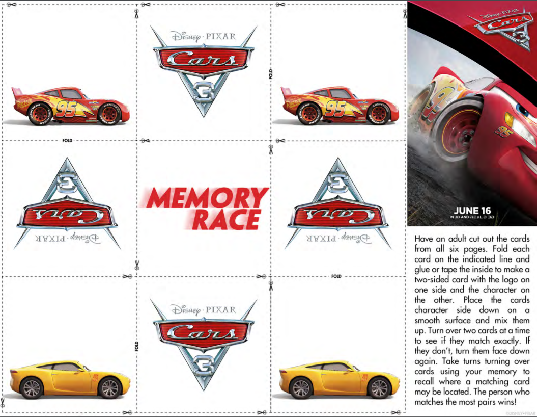 CARS Memory Game