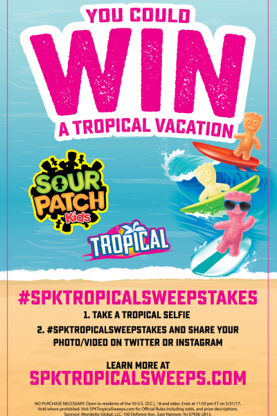Sour Patch Kids Tropical Sweepstakes
