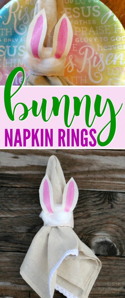 Easter Bunny Napkin Rings | SensiblySara.com