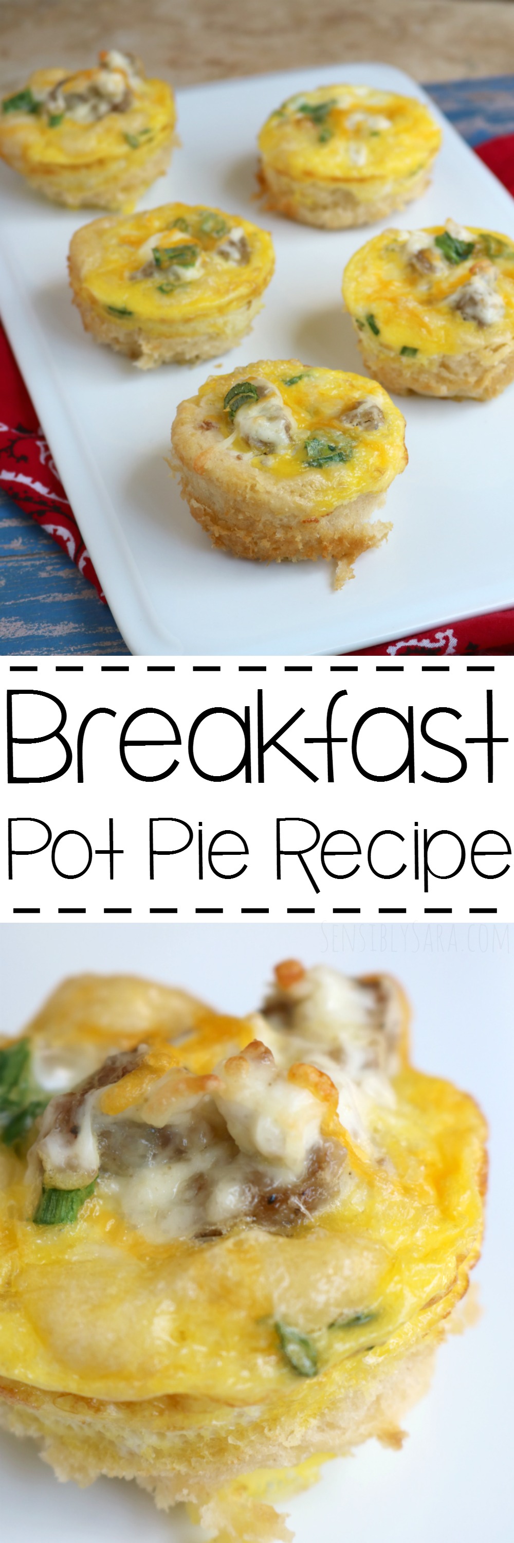 Mini Breakfast Pot Pie Recipe with Jimmy Dean® Sausages