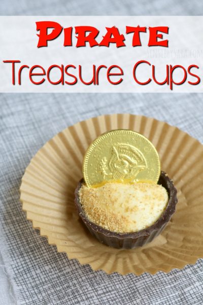 Pirate Treasure Cups Snack | SensiblySara.com