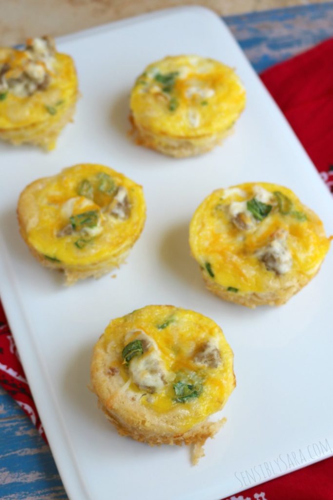 Mini Breakfast Pot Pie Recipe with Jimmy Dean® Sausages