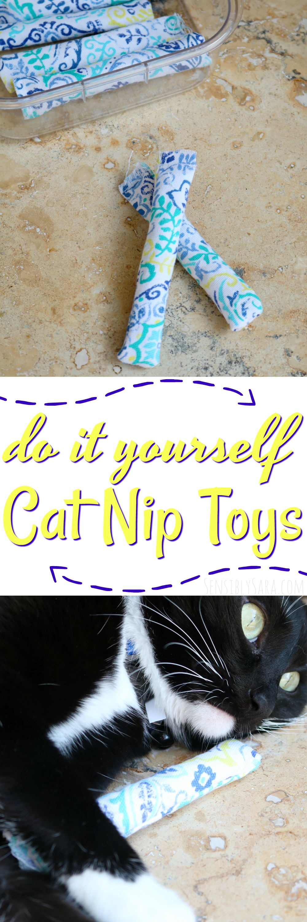 DIY Cat Toys | SensiblySara.com