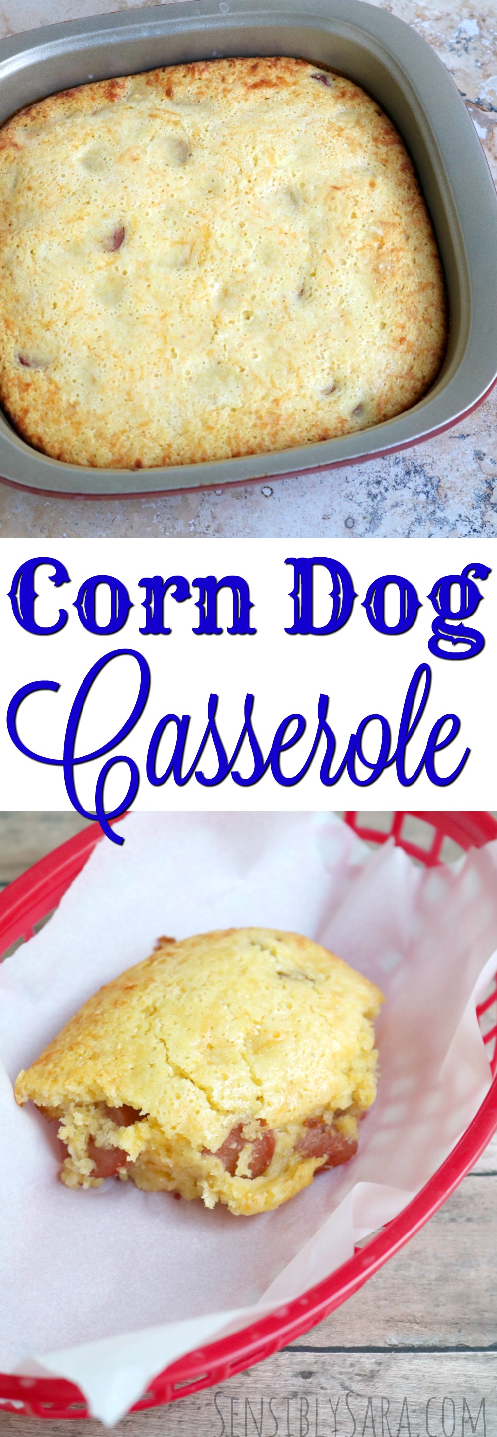 Corn Dog Casserole | SensiblySara.com
