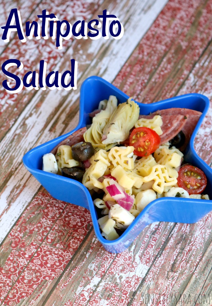 Antipasto Pasta Salad Recipe | SensiblySara.com