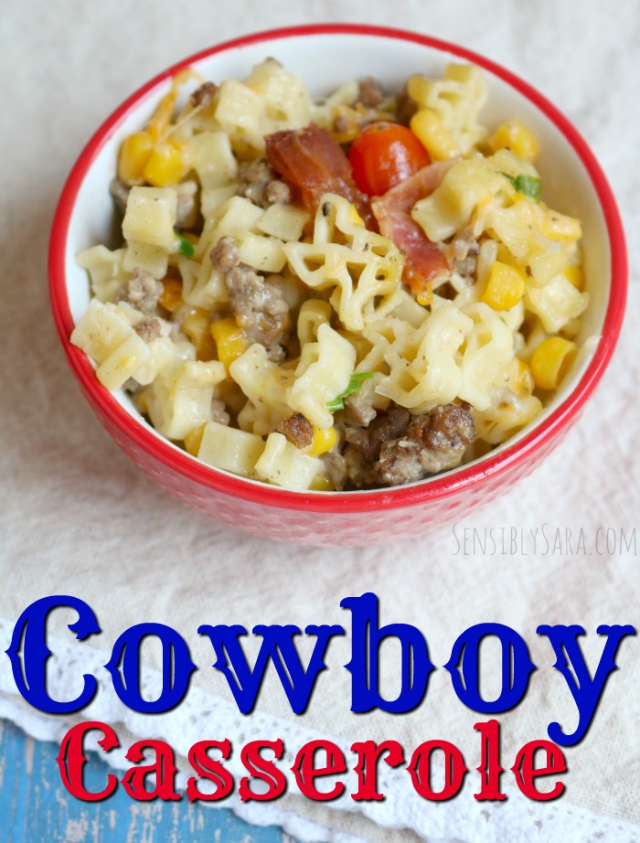 Cowboy Casserole Recipe | SensiblySara.com