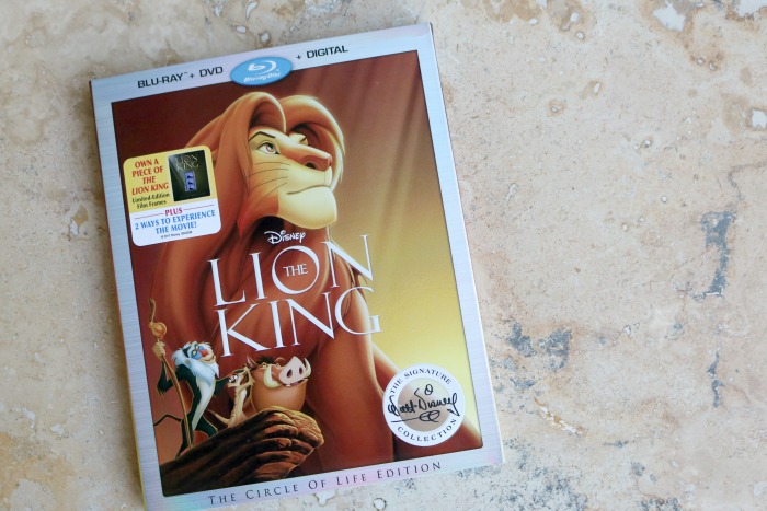 The Lion King on Blu-Ray | SensiblySara.com