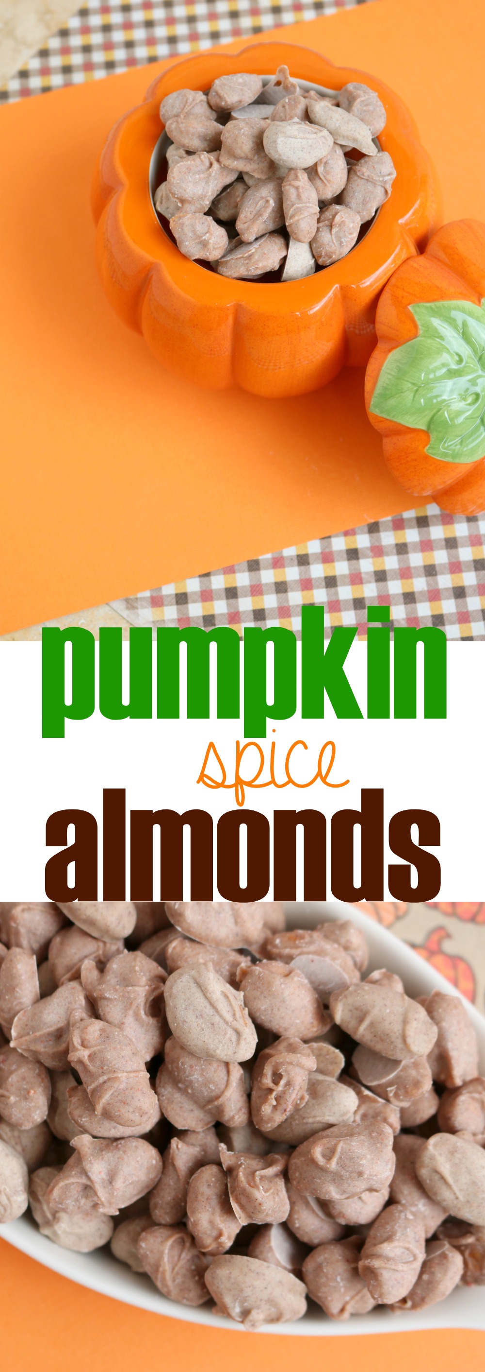 How to Make Pumpkin Spice Almonds | SensiblySara.com