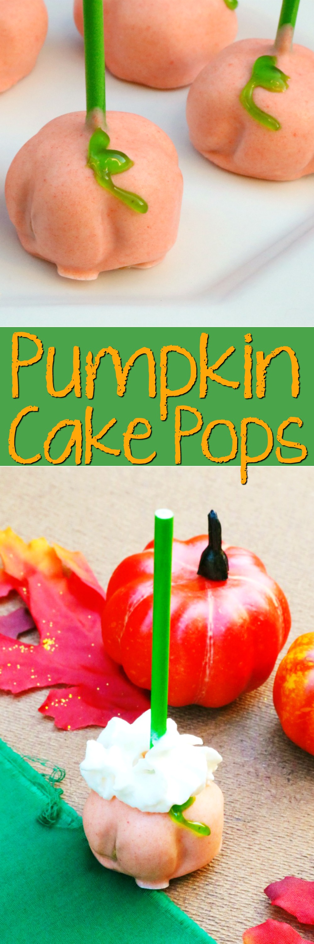 Pumpkin Cake Pops Tutorial | SensiblySara.com
