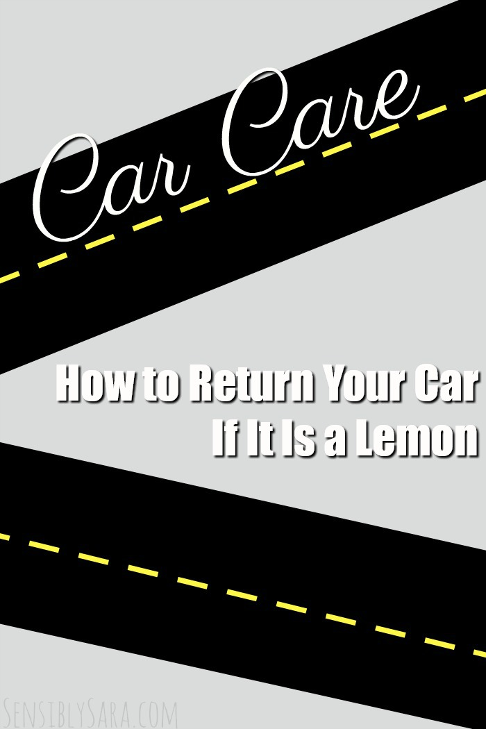 How to Return Your Car If It Is a Lemon