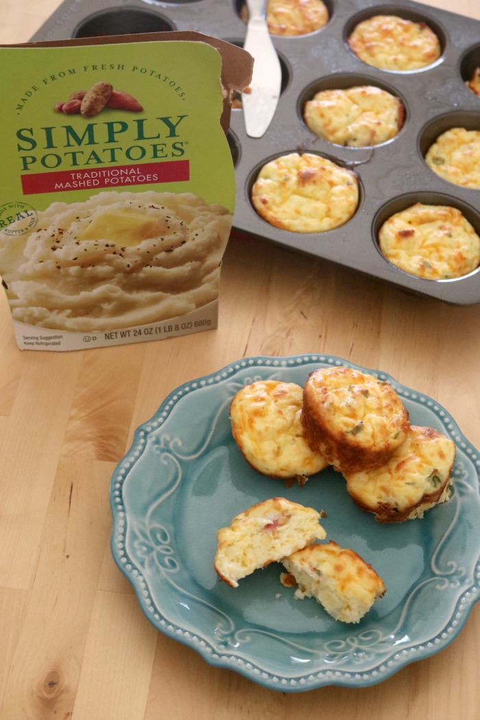 Simply Potatoes Loaded Mashed Potato Biscuits Appetizer Recipe