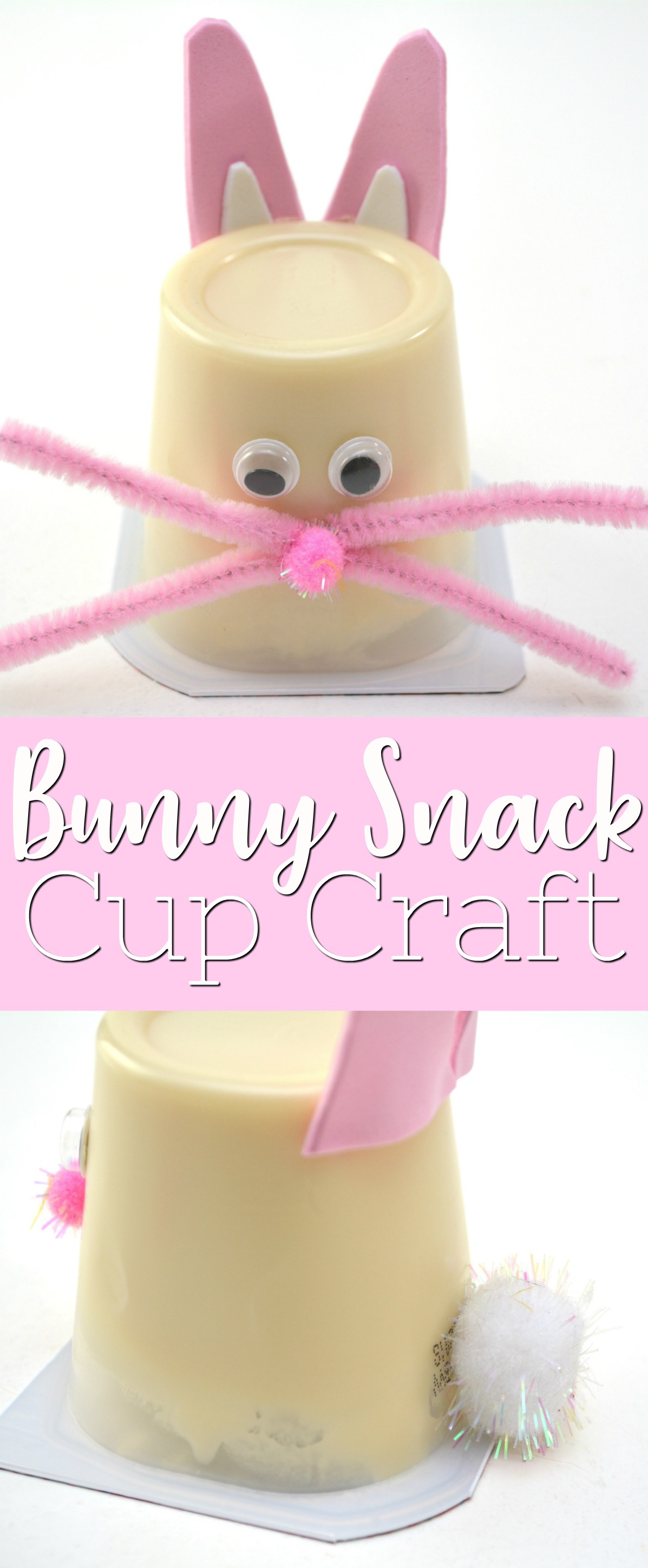 Bunny Snack Cup Craft | SensiblySara.com