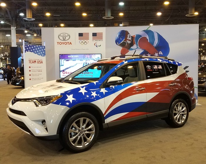 USA Olympics Toyota Rav 4 | SensiblySara.com