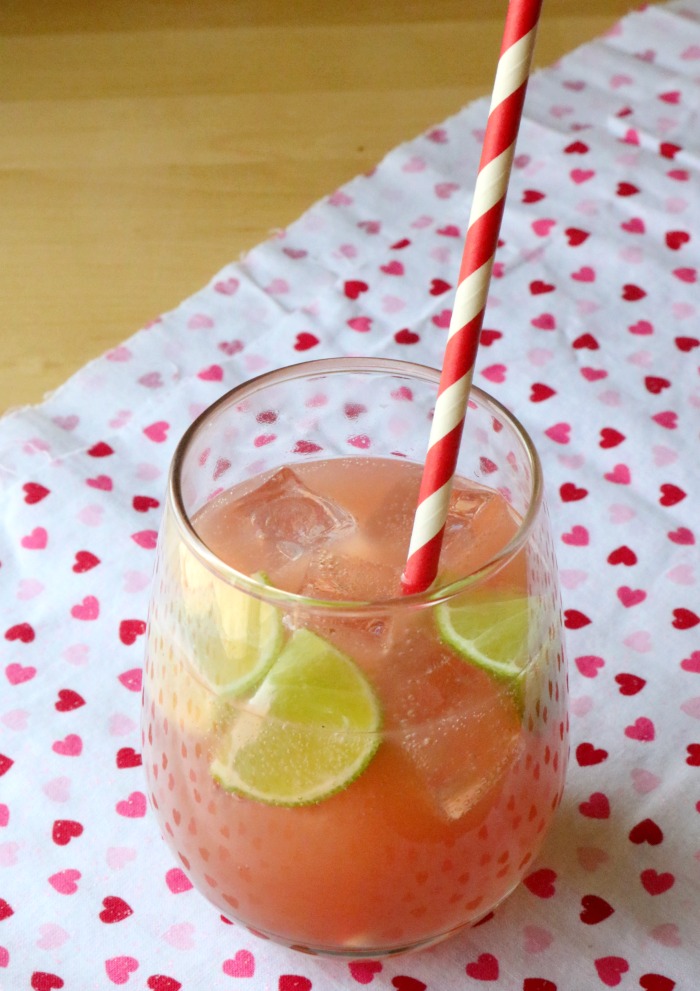 Non-Alcoholic Barbie Pink Drink Cocktail Recipe | SensiblySara.com