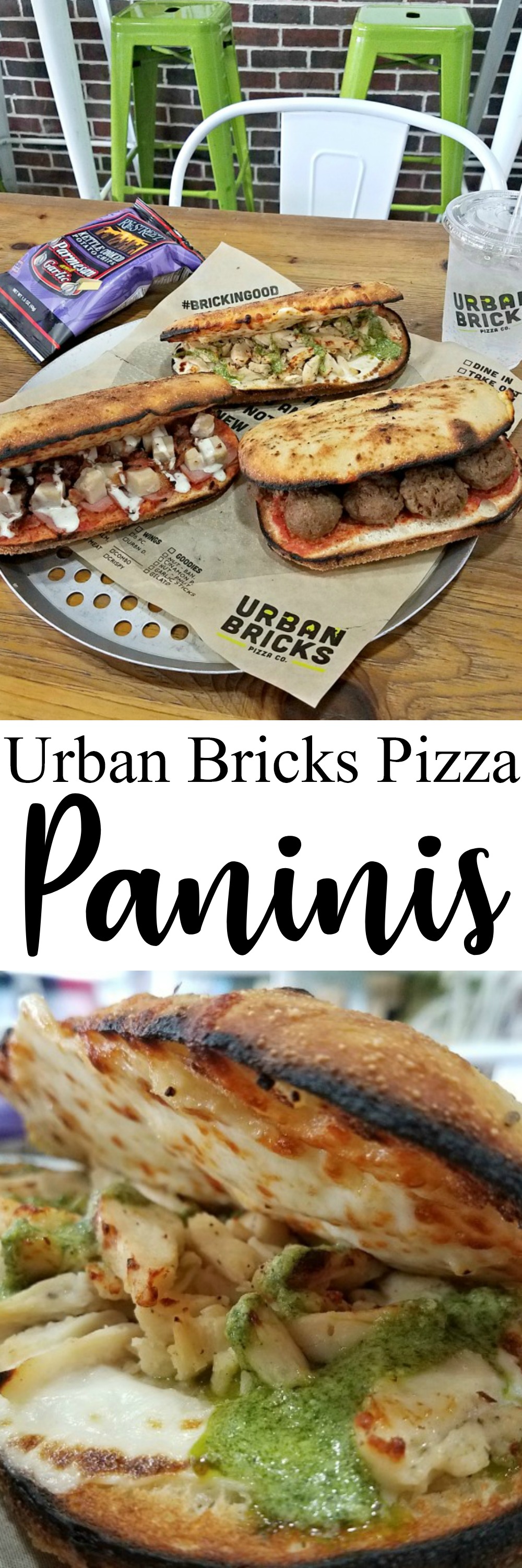 Paninis at Urban Bricks Pizza | SensiblySara.com