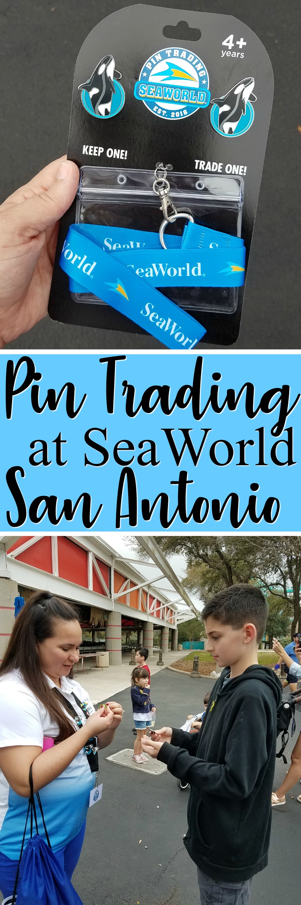 Pin Trading at SeaWorld San Antonio | SensiblySara.com