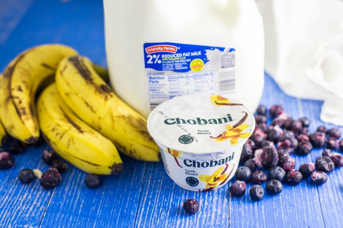 Blueberry Banana Smoothie Ingredients | SensiblySara.com