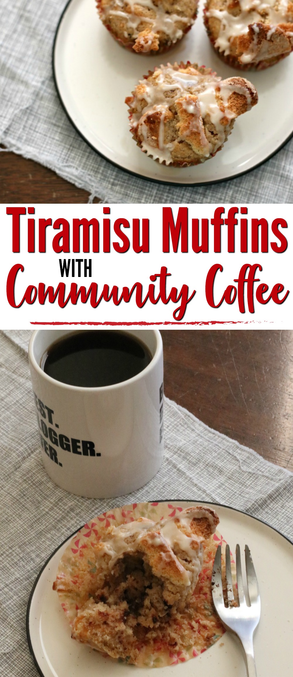 Tiramisu Muffins Recipe using Community Coffee | SensiblySara.com