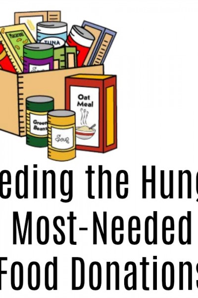 Most-Needed Food Donations | SensiblySara.com