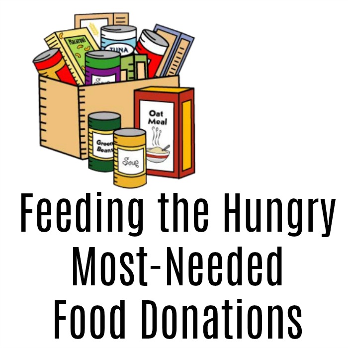 Most-Needed Food Donations | SensiblySara.com