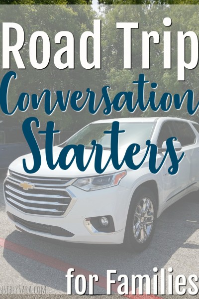 Road Trip Conversation Starters for Families | SensiblySara.com